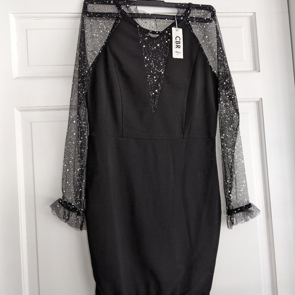 CBR Black /Silver - cocktail party dress